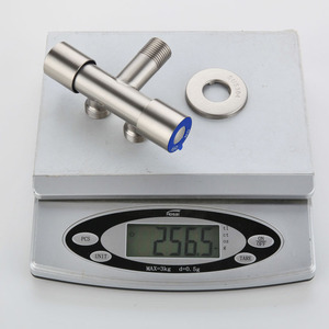 <strong>1</strong> in 2 Outlet Two <strong>Way</strong> Stainless Steel Angle Valve - Product Image 2