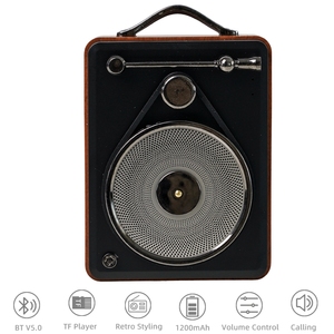Source Factory Vintage Vinyl Record CD Player Bluetooth Speaker Mini Gramophone Small Sound <strong>System</strong> - Product Image 3