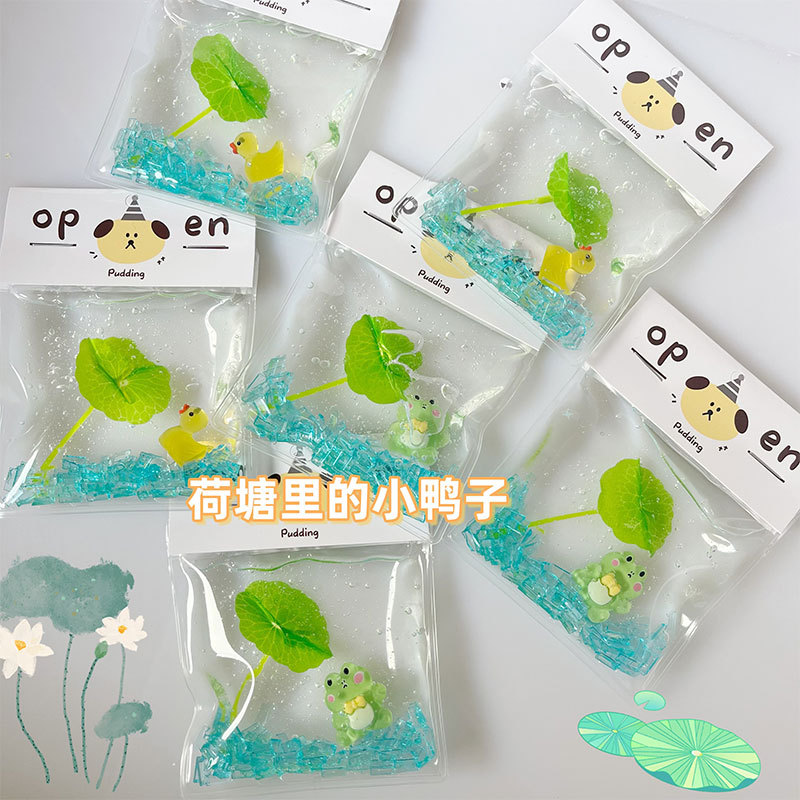 Sac à pincettes animaux de l'étang de lotus