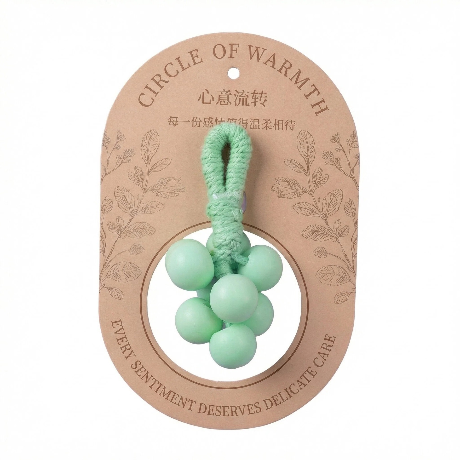 Macaron green-carboard