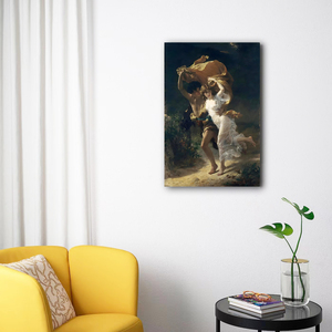 Baskılı Pierre Auguste karyolası ünlü sanat fırtına gerçekçi portre baskılı yağlıboya odası dekor için tuval üzerine - Product Image 4
