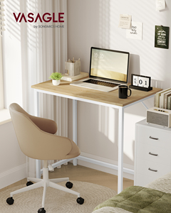 VASAGLE Home Office Furniture mesa de estudio de aprendizaje para estudiantes Diseño moderno Escritorio de computadora en forma de I - Product Image 2