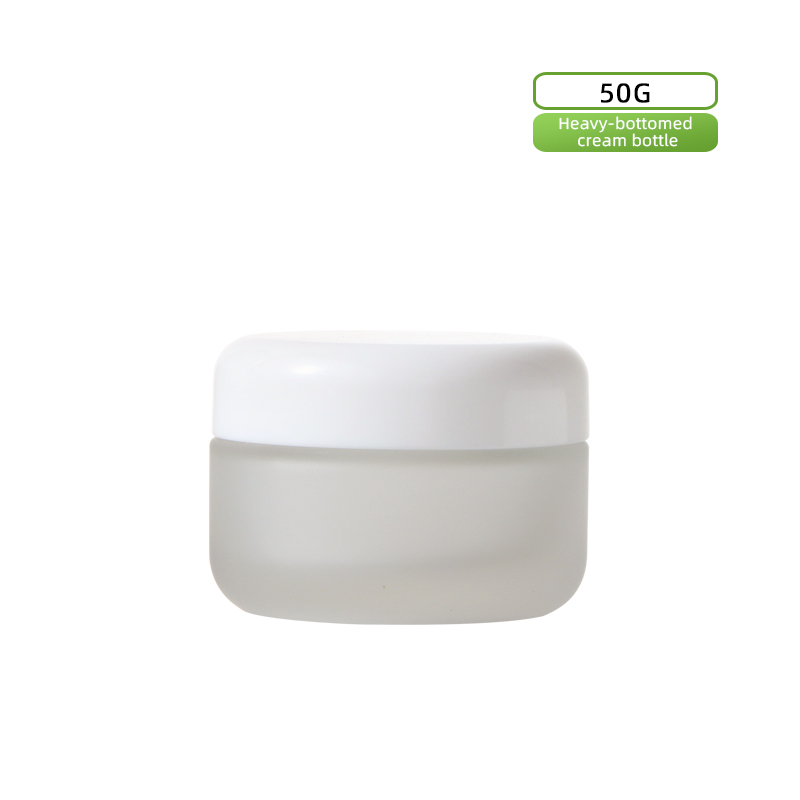 50g transparent bottle-hand pad+yunshang white lid