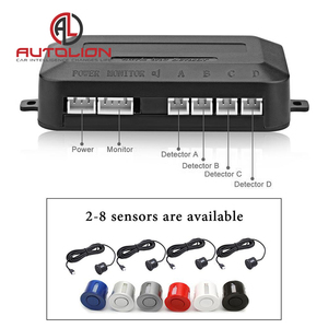 Sensores de radar de marcha atrás para coche del mercado de accesorios Instalación Plug and Play con monitor de pantalla de guía de voz