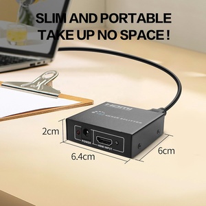 Scatola 1.4 SY 4k 1x2 HDMI con per due uscite HDMI 4K Splitter da 1x2 a 2x dual 1 in 2 fuori 1x2 porta 2 vie Splitter HDMI