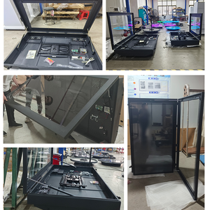 Gabinete de almacenamiento de montaje en pared Caja de distribución de recinto exterior impermeable con accesorio de computadora de protección de chapa metálica - Product Image 5