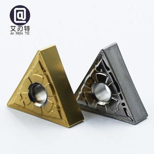 Inserto de torneado CNC de cerámica de Metal TNMG160404 Herramienta de torneado externo para torno con revestimiento de oro - Product Image 5