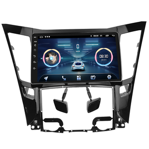 Universale doppio din 9 pollici android 11 autoradio stereo lettore dvd cornice per HYUNDAI SONATA 2011-2014