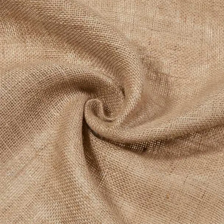 JIAHE tenda di juta naturale al 100% materiale artigianale fai da te tessuto laminato tessuto di iuta