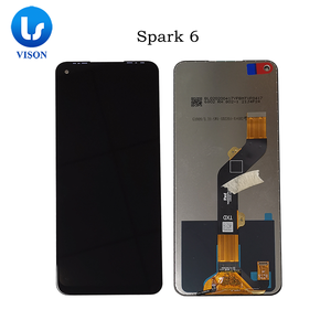タッチ画面Tecno Spark 6用オリジナルOEM工場価格モバイル液晶ディスプレイ