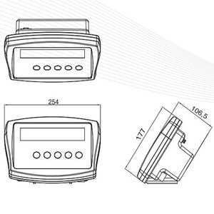 Bench Scale Weighing Electronic <strong>Digital</strong> <strong>Weight</strong> Indicator Connect External Printer Sourcing <strong>Weight</strong> Controller Indicator - Product Image 3