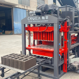 Tijolo fazendo máquinas concreto bloco máquina qt4-25 automático hidráulico bloco que faz a máquina