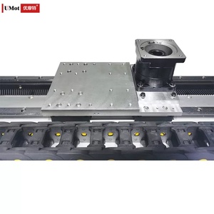 UMOT Heavy Duty 300kg Stroke 600mm <strong>Cnc</strong> Motorized Single Axis <strong>Linear</strong> Robot <strong>System</strong> Rack and Pinion <strong>Guide</strong> Rail Slide Table Stage - Product Image 6