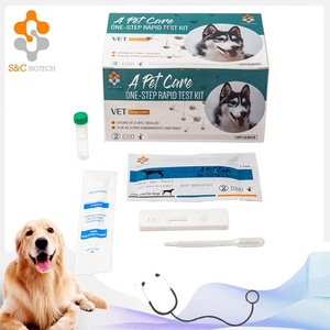 快速生物兽医CDV CPV组合快速检测犬细小病毒病毒瘟抗原/pruebas兽医试剂盒 - Product Image 4