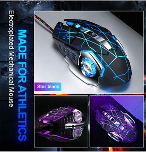 Periferiche per PC Cool RGB con Mouse retroilluminato da Gaming con Mouse comodo a mano ergonomico con programmazione Macro - Product Image 3