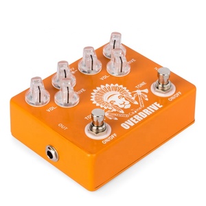 Caline แป้นเหยียบเอฟเฟกต์กีตาร์ Overdrive คู่ CP-70,การออกแบบทรูบายพาส