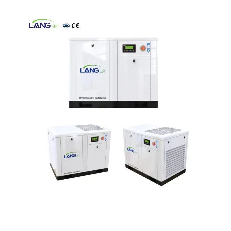 Langair 220V 60Hz Air Compressor Wholesale Screw Air Compressor Machinery For Industrial