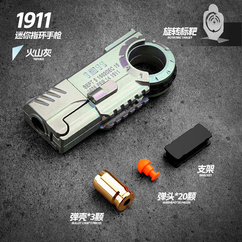 Cendre volcanique pour pistolet à anneau 1911