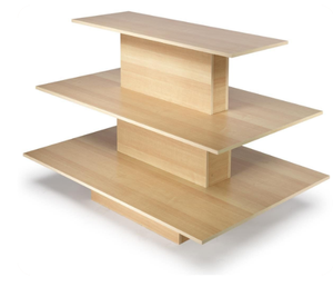 3-Tier Merchandise <strong>Table</strong> Retail Stores Floor <strong>Display</strong> <strong>Table</strong>, Clothing Store Wood <strong>Display</strong> Unit, <strong>Display</strong> Unit Store - Product Image 4