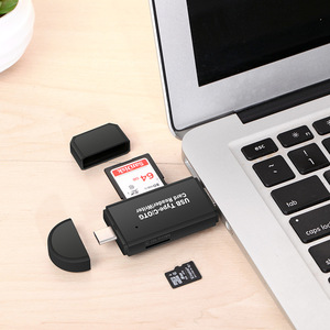 Lettore di schede OTG multifunzione: lettore di schede USB All-in-One tipo-C ad alta velocità per accessori TF e SD - Product Image 3