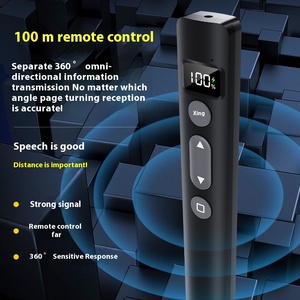 Relatrice Wireless ricaricabile PPT punto di visualizzazione del livello della batteria Touch Laser puntatore penna per indicatore di controllo remoto - Product Image 5