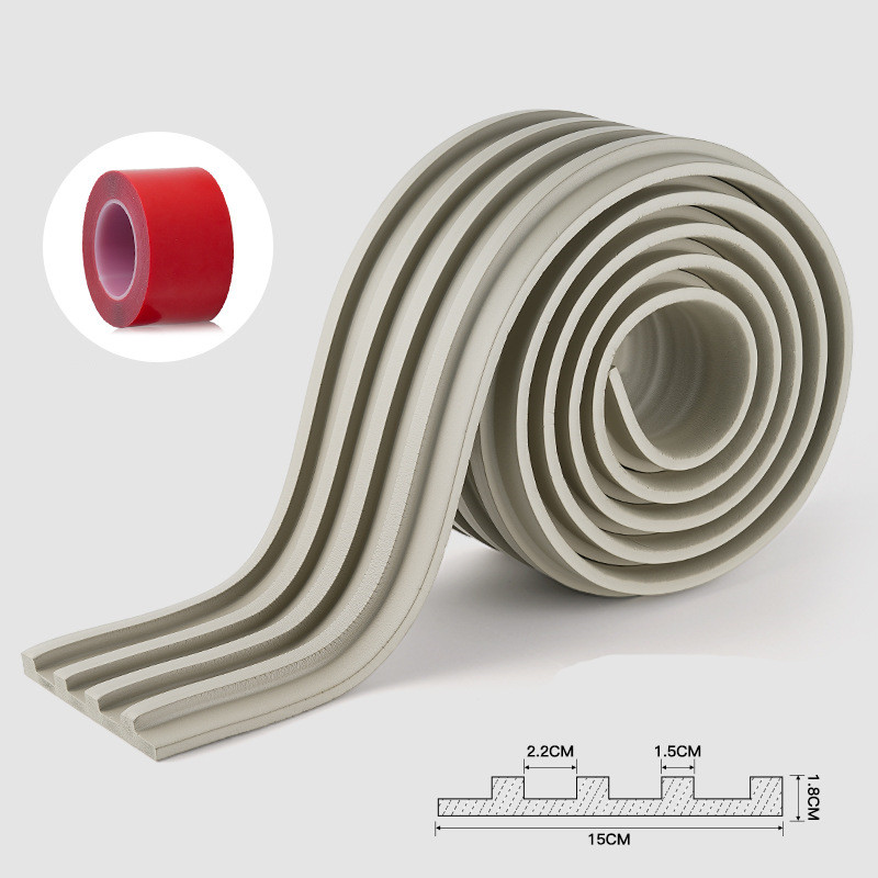 Largeur 15 cm, longueur 3 mètres, épaisseur 1,5 cm