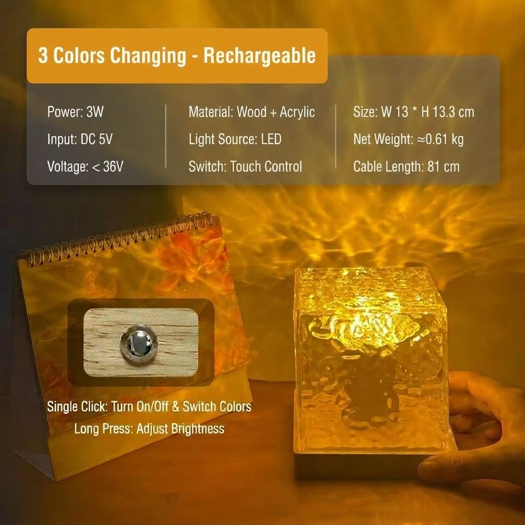 L - 3 Colors - Rechargeable - Touch