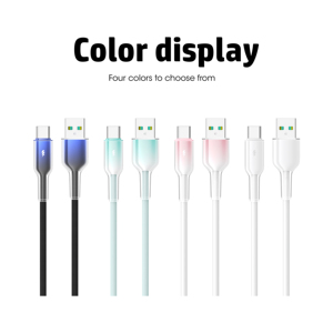 批发2合1 6A usb-c聚氯乙烯快速充电线，适用于安卓1m Usb转c型微型廉价手机数据线 - Product Image 5