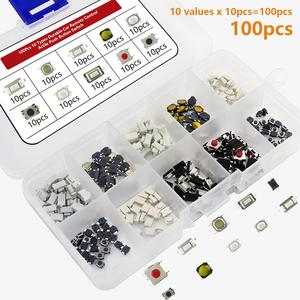 100/200/250 pz 10 tipi di Kit interruttore a pulsante tattile durevole per auto telecomando Tablet interruttore tattile per chiavi auto microinterruttore - Product Image 6