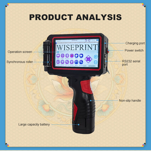 WISEPRINTインクジェットコーディング機ポータブルコードバッチプリンター車のキーコーディング機プログラミングHP-WP500ハンドヘルドインクジェットプリンター - Product Image 4