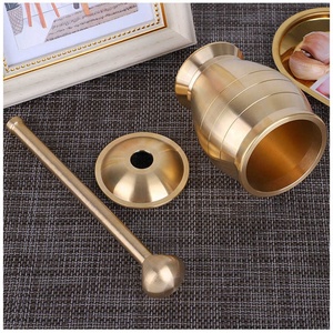 Pirinç harç ve Pestle granit mutfak için özelleştirilmiş boyutu ucuz fiyat ve günlük kullanım ot ve baharat araçları - Product Image 3