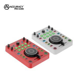 Accuracy Pro Audio MID33 Controlador MIDI de bolsillo Controlador de DJ/Consola de audio Mezclador de DJ Reproductor de música profesional para fiesta - Product Image 1