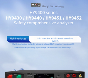 Haoyi hy9452 dụng cụ kiểm tra an toàn toàn diện với khả năng kiểm tra 500VA AC và chức năng kiểm tra <span class=keywords><strong>OSC</strong></span> - Product Image 5