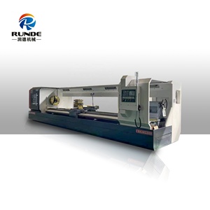 RUNDE Ck6180x4000 Torno de cama plana Cnc con función multiusos Torneado Compuesto de fresado Torno CNC de 3 ejes - Product Image 1
