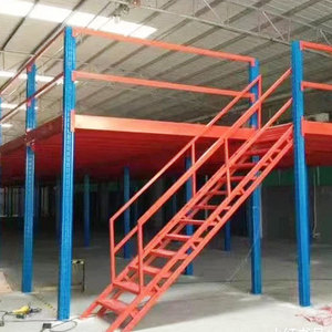 Mezzanine <strong>Platform</strong> Steel Shelving Rack Mezzanine Racking System with Grading <strong>Unloading</strong> Mezzanine Racking System - Product Image 1