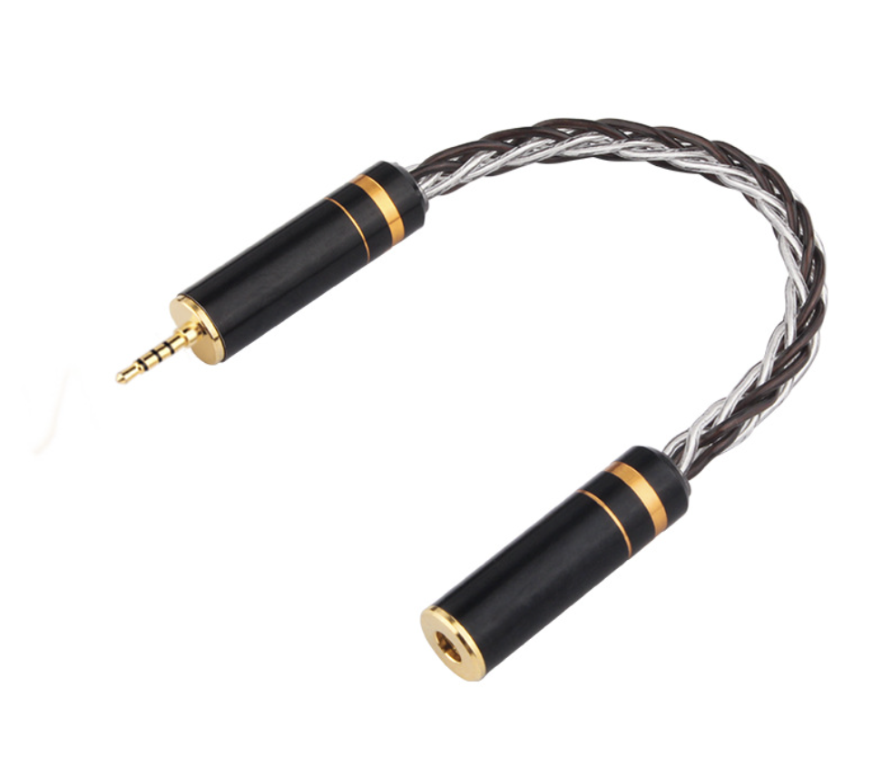 TRRS mâle 2,5 mm vers femelle 4,4 mm