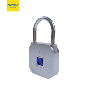迷你USB充电智能指纹锁挂锁柜指纹锁包挂锁 - Product Image 5