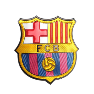 Eko yüksek sınıf 3D TPU futbol takımı Transfer ısı basın yama giyim rozetleri için - Product Image 4