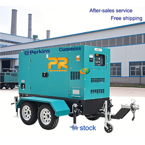 Mobile Power Station diesel Generator <strong>100kw</strong> 125kva Trailer Type Rainproof Canopy - Product Image 2