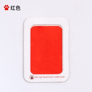 Pet hatıra hediye Pet Paw baskı izlenim kiti ve evcil hayvanlar için temiz dokunmatik pedleri, kedi köpek pençe baskı kiti - Product Image 5