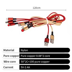 สายดาต้าคุณภาพสูงแบบ3 in 1แบบครบวงจรใช้งานได้ยาวนาน - Product Image 4