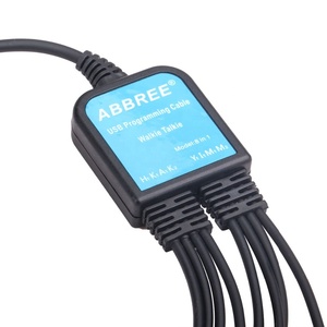 2020 Abbree 8 in 1 USB Del Computer Cavo di Programmazione CD Per Kenwood Baofeng Motorola Yaesu Icom HYT Walkie Talkie Auto mobile Radio