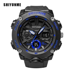 Hiển Thị Kép Người Đàn Ông Không Thấm Nước Của Thể Thao Điện Tử Đồng Hồ 50Mm Analog Quay Số Trực Tiếp Nhà Sản Xuất Dropshipping Cho Sinh Viên Các Cặp Vợ Chồng - Product Image 2