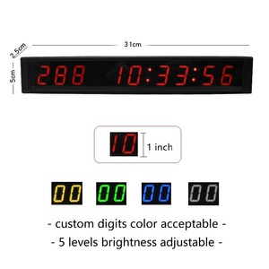 LED programmabile multiplo uso interno elettronico 1 "999 giorni conto alla rovescia per eventi count giorni con telecomando - Product Image 2