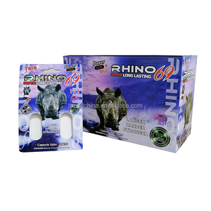 2022 מפעל סיטונאי זכר שיפור קרנף 69 מין גלולות 3d כרטיסי אריזת קופסות - Product Image 2