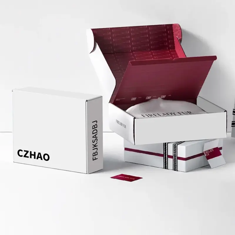Caja plegable de buen diseño de marketing con embalaje de logotipo Cierre magnético Caja de embalaje de regalo de papel de pliegue plano negro para ropa y SH