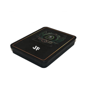 Kim Loại Cầm Tay UV In Hộp Sắt Với Cr Khóa Trẻ Em Chống Lật Bìa Chống-Mở Thuốc Thuốc Lá Lưu Trữ Hộp Vuông - Product Image 3