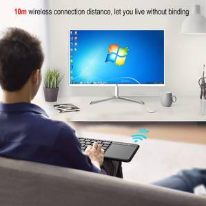Teclado inalámbrico de tijera de 2,4 GHz para PC, Google, Smart TV, con panel táctil incorporado de gran tamaño y teclas Multimedia - Product Image 6