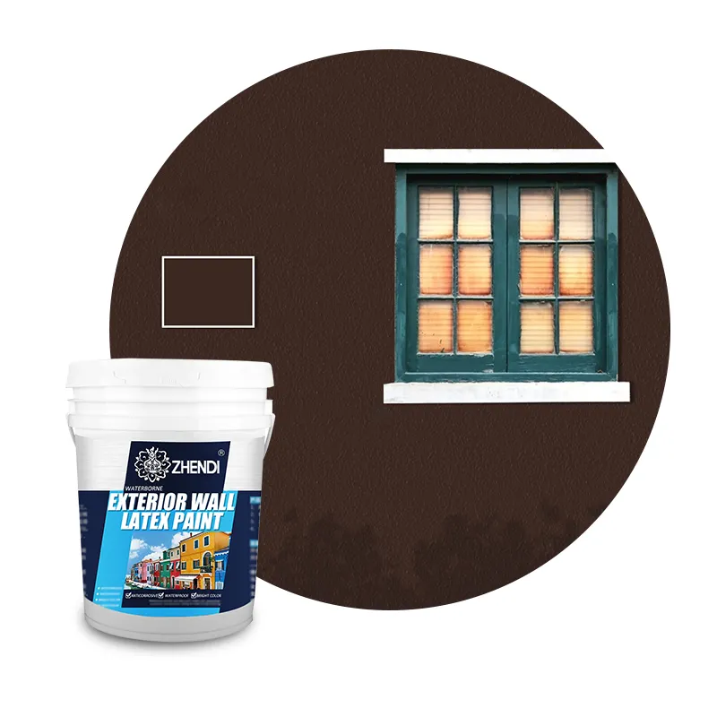 Venta directa de pintura de emulsión de pared exterior, protector solar impermeable, revestimiento para exteriores