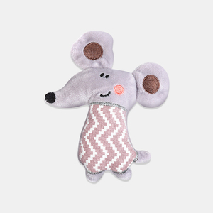 Lindo ratón de juguete de felpa gato jugando con relleno y catnip - Product Image 4